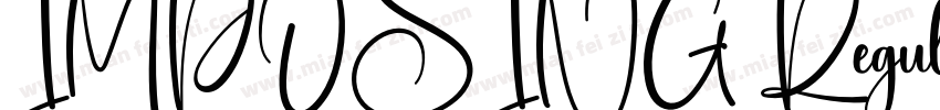 IMPOSING Regular字体转换